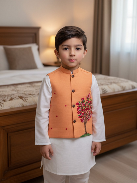 Gul shajar waistcoat 1 piece