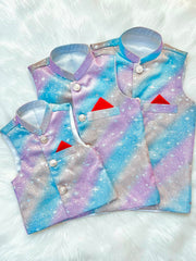 Royal nebula waistcoat 1 piece