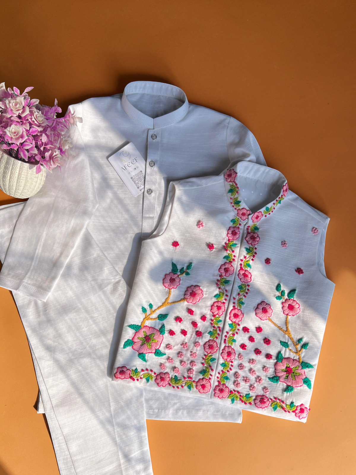 Pink floral set 3 piece