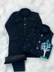 Gul shajar black 3 piece