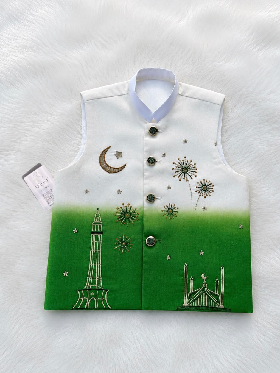 Naqsh-e-Azadi 1 piece waistcoat